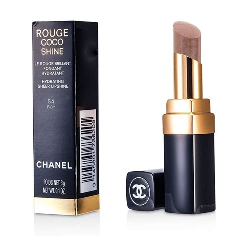 chanel rouge coco shine hydrating sheer lipshine in boy รวว|Chanel lipstick coco shine.